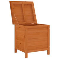 Thumbnail for Gartentruhe Braun 50x49x56,5 cm Massivholz Tanne