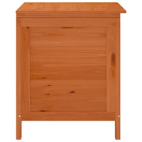 Thumbnail for Gartentruhe Braun 50x49x56,5 cm Massivholz Tanne