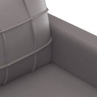 Thumbnail for 2-Sitzer-Sofa Grau 120 cm Kunstleder