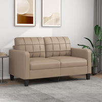 Thumbnail for 2-Sitzer-Sofa Cappuccino-Braun 140 cm Kunstleder