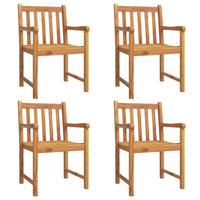 Thumbnail for Gartenstühle 4 Stk. 56x55,5x90 cm Massivholz Akazie