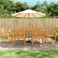 Thumbnail for 7-tlg. Garten-Essgruppe Massivholz Akazie