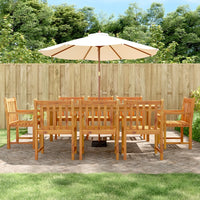 Thumbnail for 9-tlg. Garten-Essgruppe Massivholz Akazie