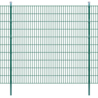 Thumbnail for Zaunpfosten 20 Stk. Grün 260 cm Verzinkter Stahl