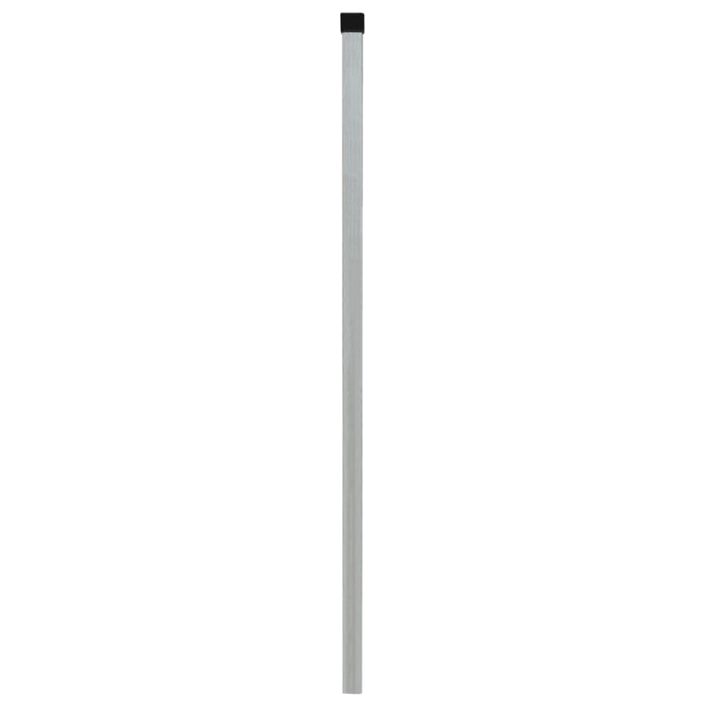 Zaunpfosten 20 Stk. Silbern 170 cm Verzinkter Stahl