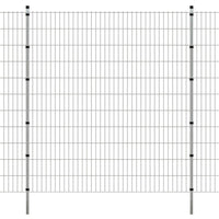 Thumbnail for Zaunpfosten 20 Stk. Silbern 280 cm Verzinkter Stahl