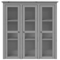 Thumbnail for Highboard BODO Grau 115,5x43x200,5 cm Massivholz Kiefer