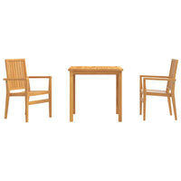 Thumbnail for 3-tlg. Garten-Essgruppe Massivholz Teak