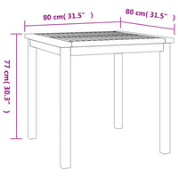 Thumbnail for 3-tlg. Garten-Essgruppe Massivholz Teak