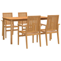 Thumbnail for 5-tlg. Garten-Essgruppe Massivholz Teak