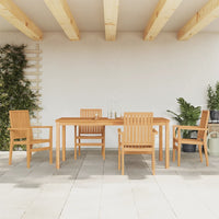 Thumbnail for 5-tlg. Garten-Essgruppe Massivholz Teak