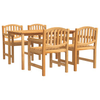 Thumbnail for 5-tlg. Garten-Essgruppe Massivholz Teak