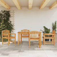 Thumbnail for 5-tlg. Garten-Essgruppe Massivholz Teak