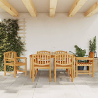 Thumbnail for 7-tlg. Garten-Essgruppe Massivholz Teak