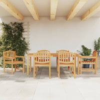 Thumbnail for 7-tlg. Garten-Essgruppe Massivholz Teak
