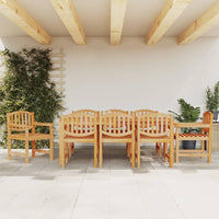 Thumbnail for 9-tlg. Garten-Essgruppe Massivholz Teak