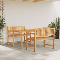 Thumbnail for 3-tlg. Garten-Essgruppe Massivholz Teak