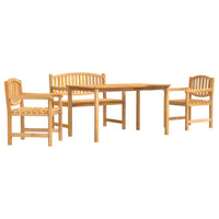 Thumbnail for 4-tlg. Garten-Essgruppe Massivholz Teak