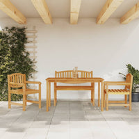 Thumbnail for 4-tlg. Garten-Essgruppe Massivholz Teak