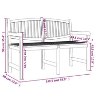 Thumbnail for 3-tlg. Garten-Essgruppe Massivholz Teak