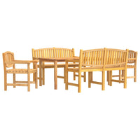 Thumbnail for 5-tlg. Garten-Essgruppe Massivholz Teak
