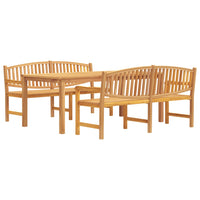 Thumbnail for 3-tlg. Garten-Essgruppe Massivholz Teak