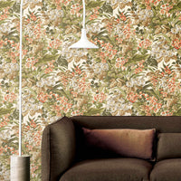 Thumbnail for DUTCH WALLCOVERINGS Tapete Blumenmuster Grün