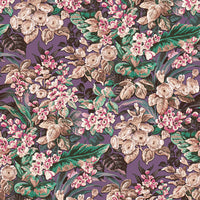 Thumbnail for DUTCH WALLCOVERINGS Tapete Blumenmuster Lila
