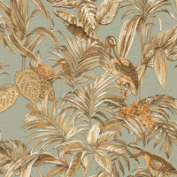 Thumbnail for DUTCH WALLCOVERINGS Tapete Bird-of-Paradise Blaugrün