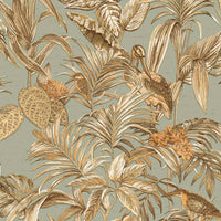 Thumbnail for DUTCH WALLCOVERINGS Tapete Bird-of-Paradise Blaugrün