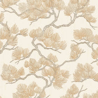 Thumbnail for DUTCH WALLCOVERINGS Tapete Kiefer-Motiv Creme