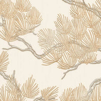 Thumbnail for DUTCH WALLCOVERINGS Tapete Kiefer-Motiv Creme
