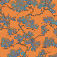 Thumbnail for DUTCH WALLCOVERINGS Tapete Kiefer-Motiv Blau und Orange