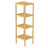 Thumbnail for EISL Badregal mit 4 Fächern Bambus 34x33x110 cm