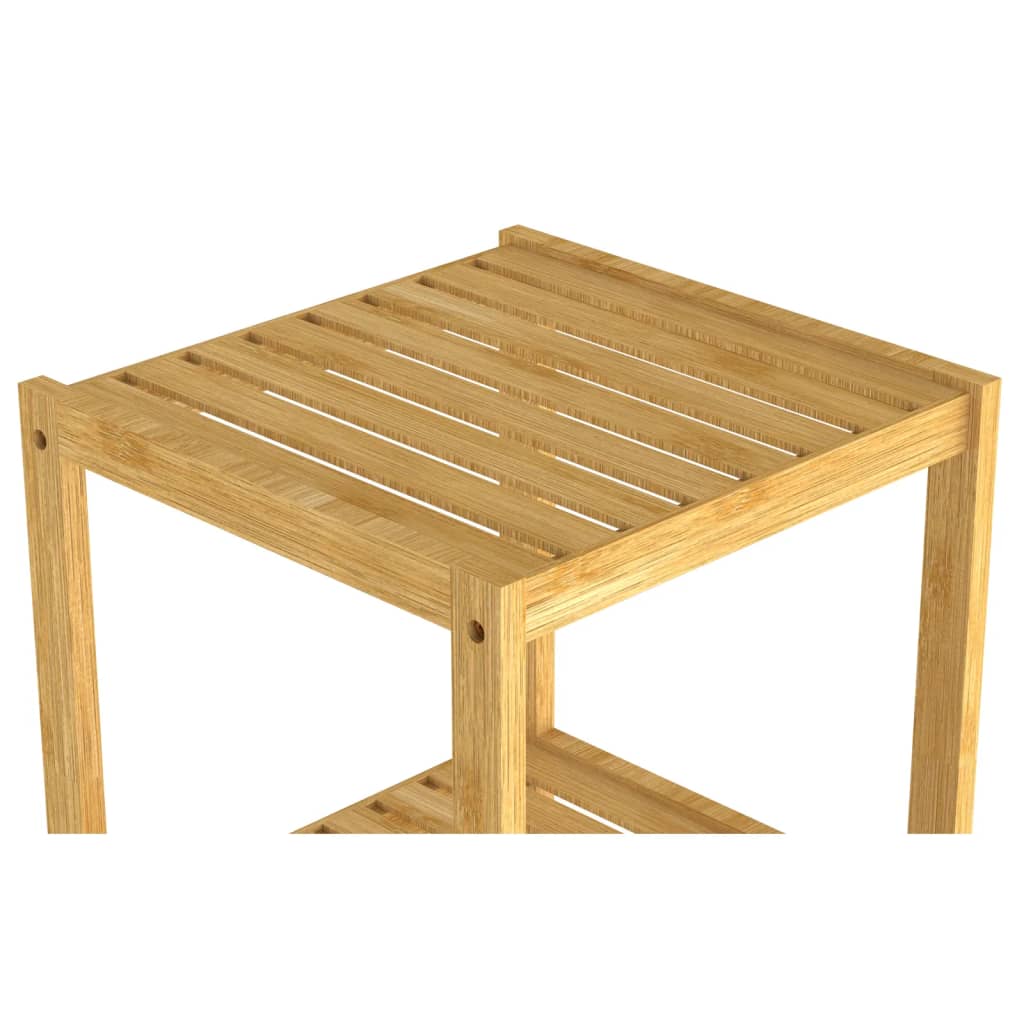 EISL Badregal mit 4 Fächern Bambus 34x33x110 cm