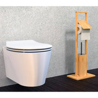 Thumbnail for EISL WC-Garnitur Rolle und Bürste Bambus 30x21x82 cm